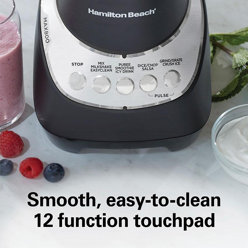 Hamilton Beach Recertified Wave~Action® Quiet Blender Black