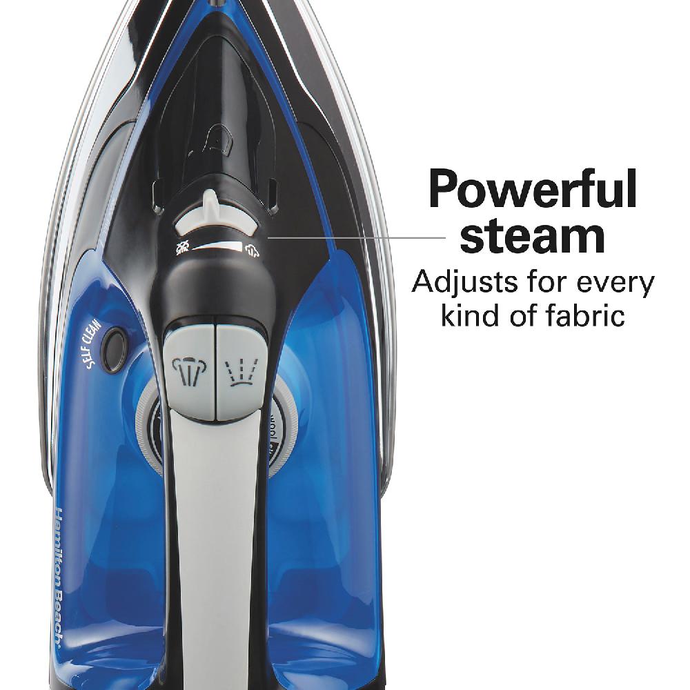 Hamilton Beach Retractable Cord Iron With Stainless Steel Soleplate