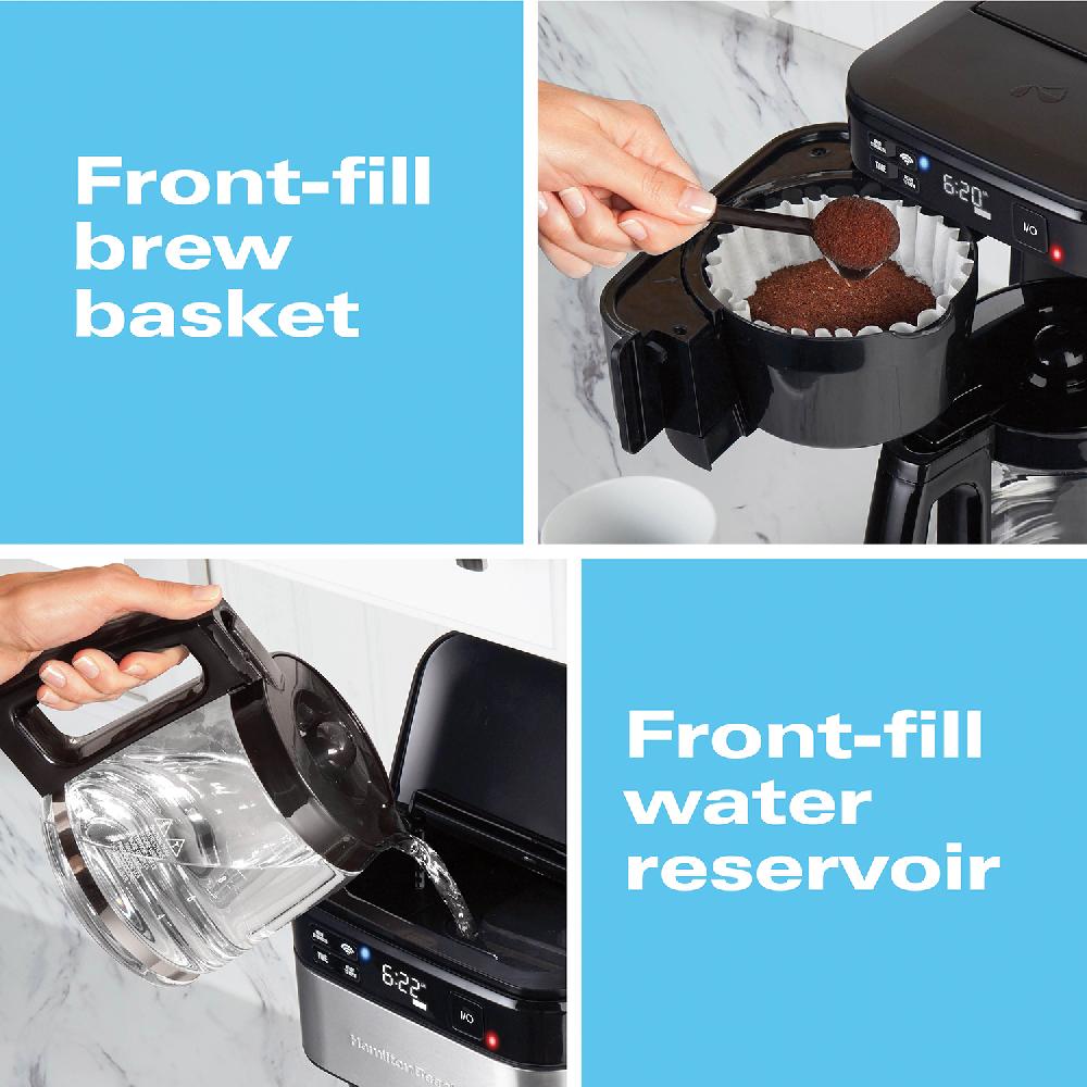Hamilton Beach Smart 12 Cup Coffee Maker - Works With Alexa®