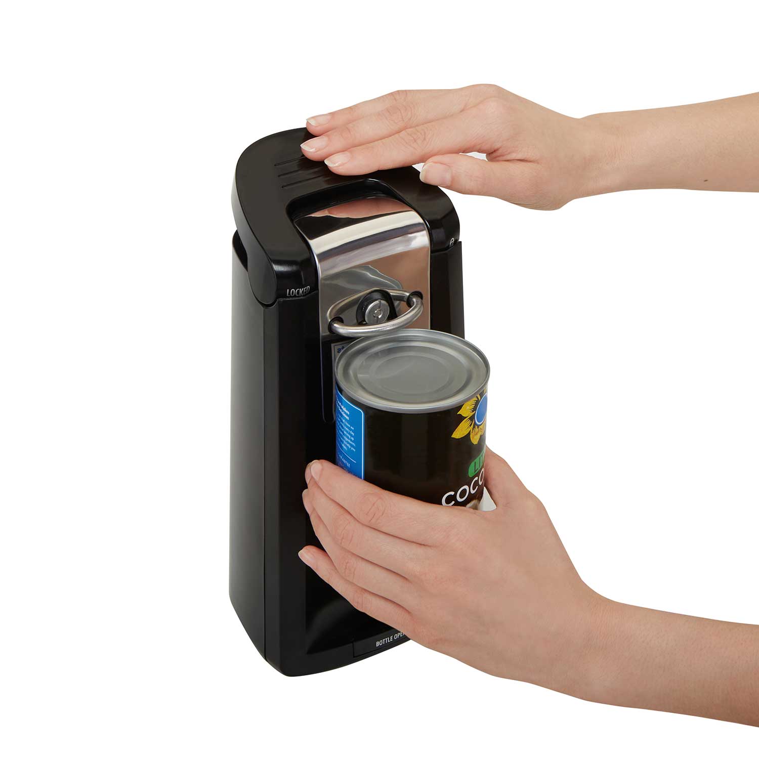 Hamilton Beach SmoothTouch™ Can Opener Built-In Knife Sharpener And Removable Bottle Opener