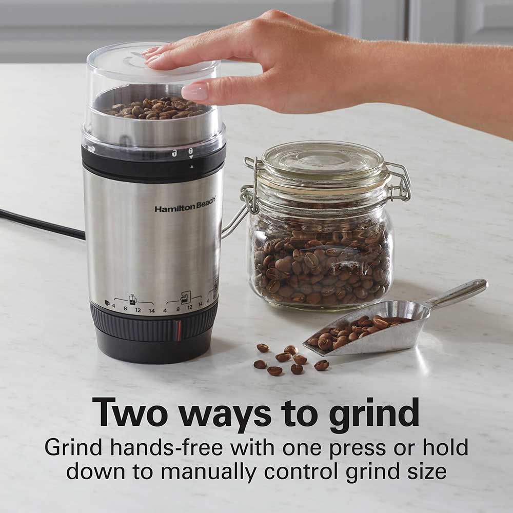 Hamilton Beach Stainless Steel Custom Grind™ Coffee Grinder