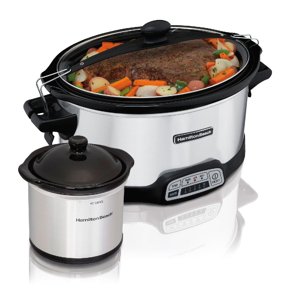 hamilton beach Stay or Go® Programmable 7 Qt. Slow Cooker with Party Dipper