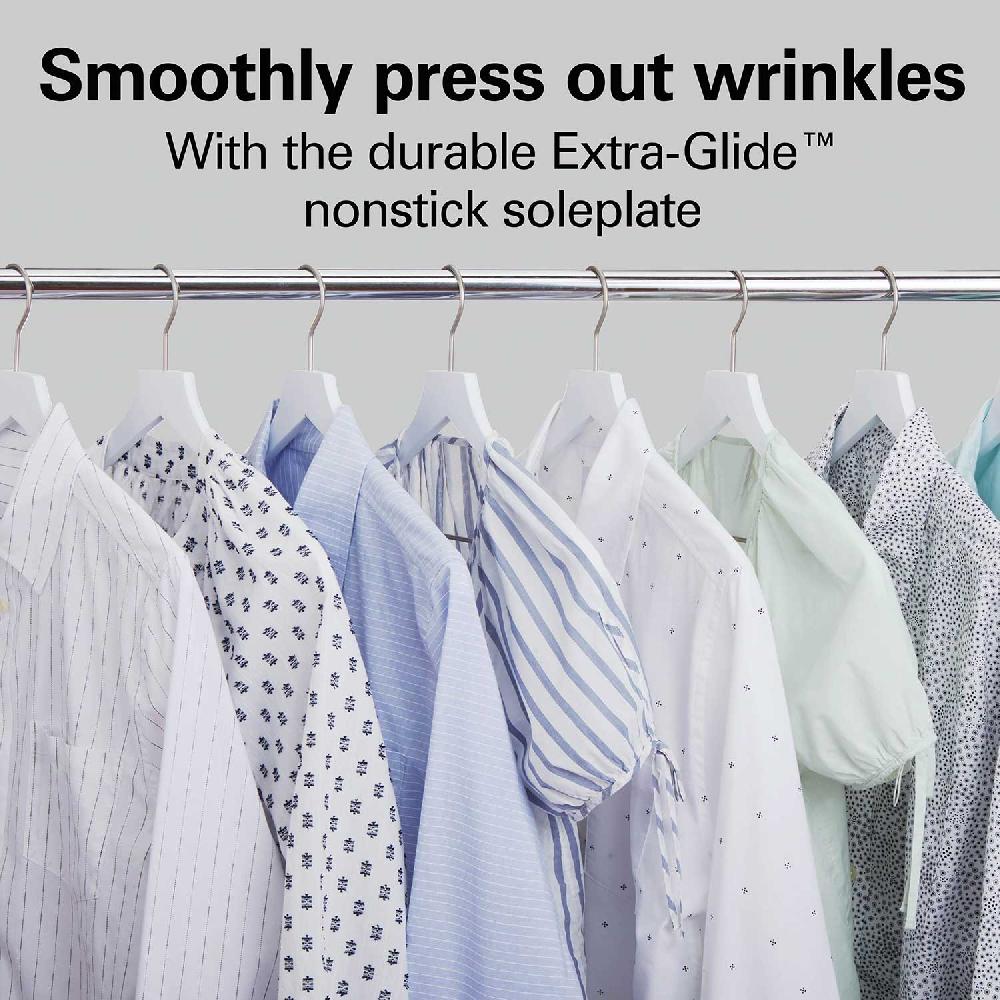 Hamilton Beach Steam Iron With Extra-Glide™ Soleplate