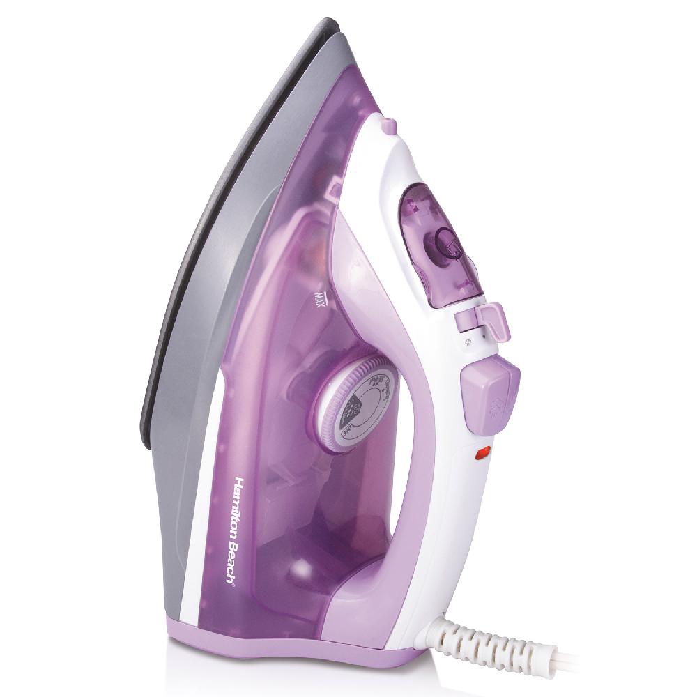 Hamilton Beach Steam Nonstick Soleplate Iron Purple