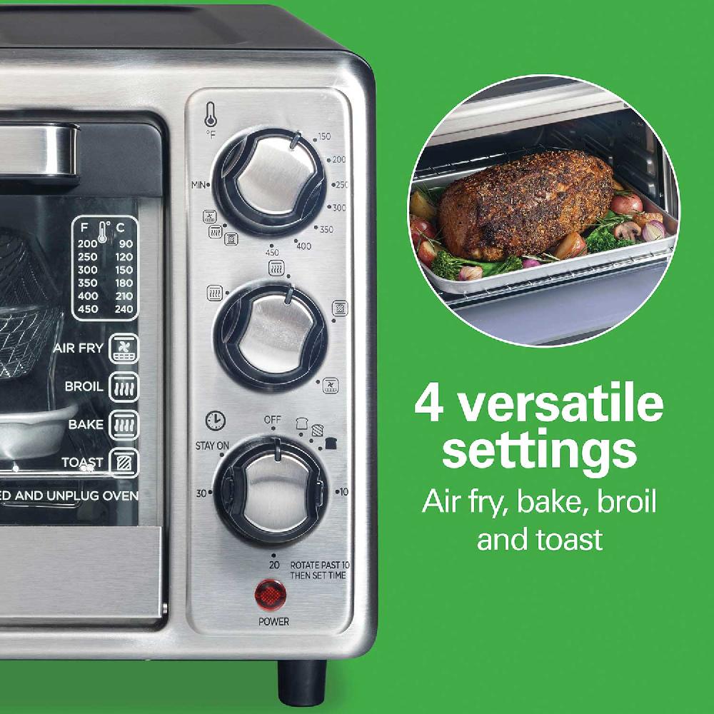 Hamilton Beach Sure-Crisp® Air Fryer Countertop Toaster Oven Stainless Steel