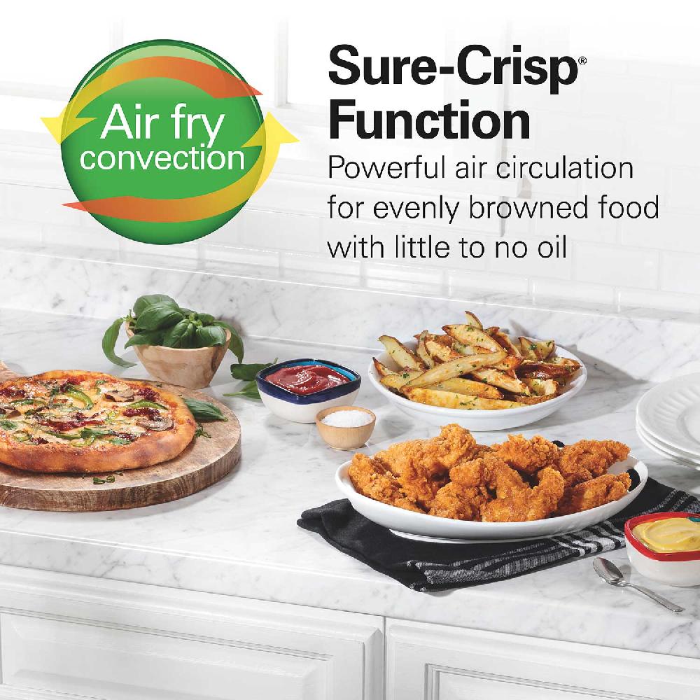 Hamilton Beach Sure-Crisp® Air Fryer Toaster Oven 4 Slice Capacity Stainless Steel