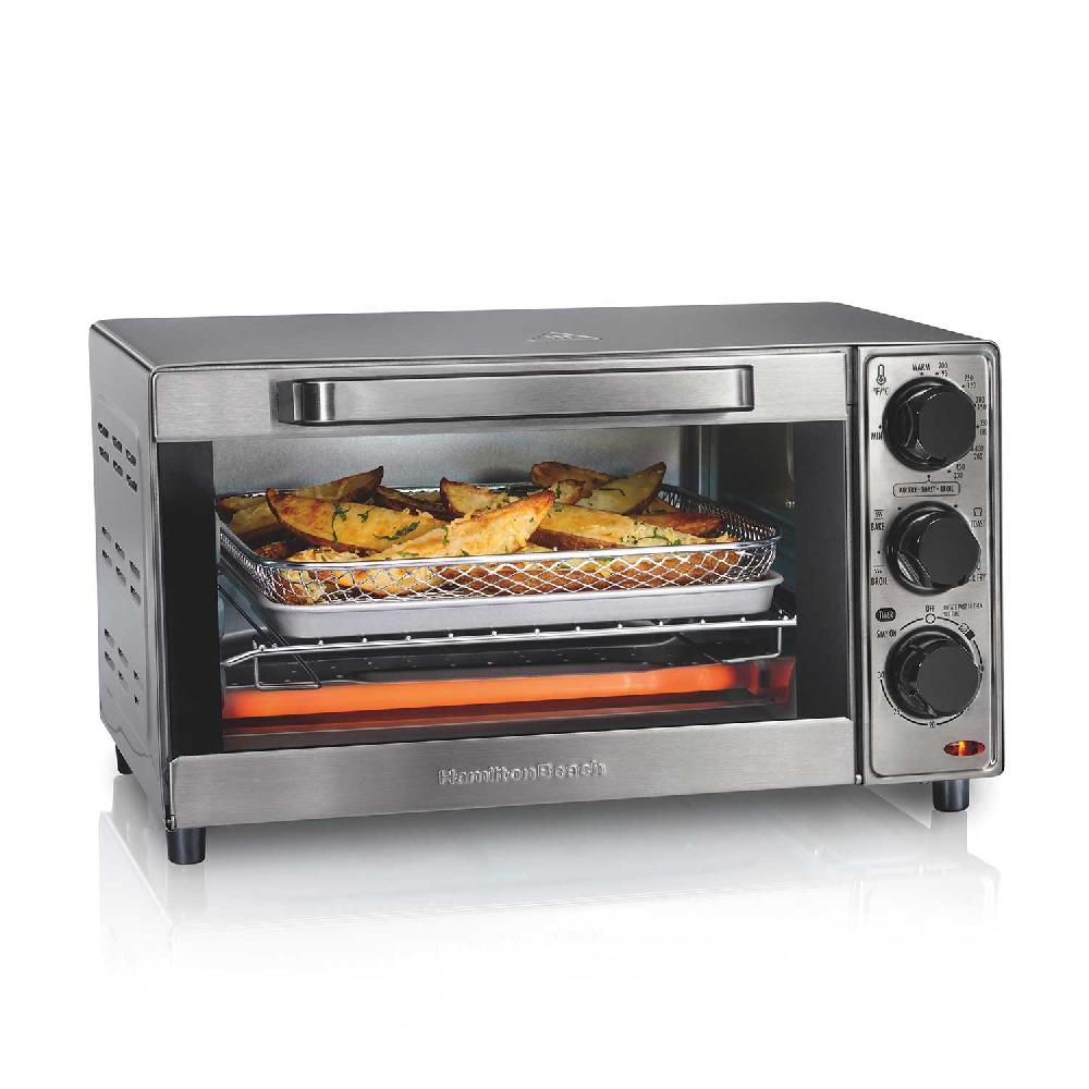 hamilton beach Sure-Crisp® Air Fryer Toaster Oven 4 Slice Capacity Stainless Steel