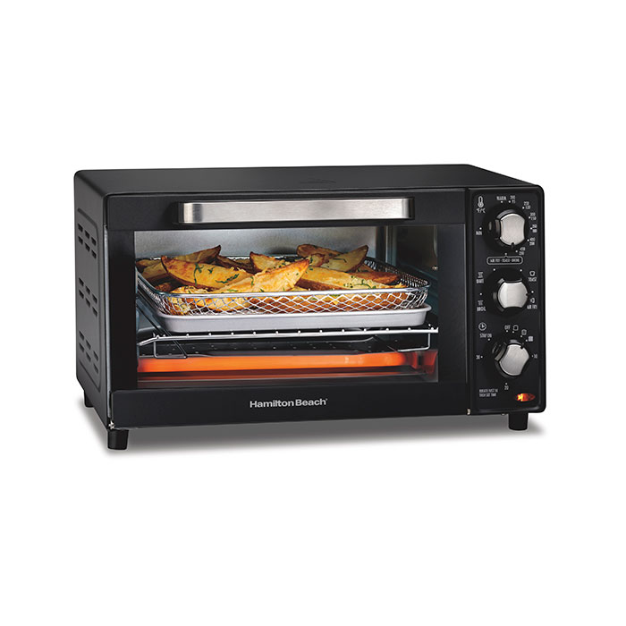 hamilton beach Sure-Crisp® Air Fryer Toaster Oven 4 Slice Capacity Black