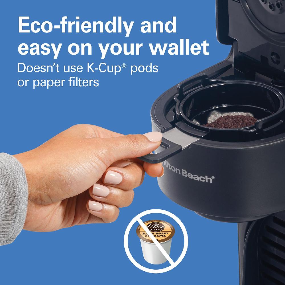 Hamilton Beach The Scoop® Single-Serve Coffee Maker Black