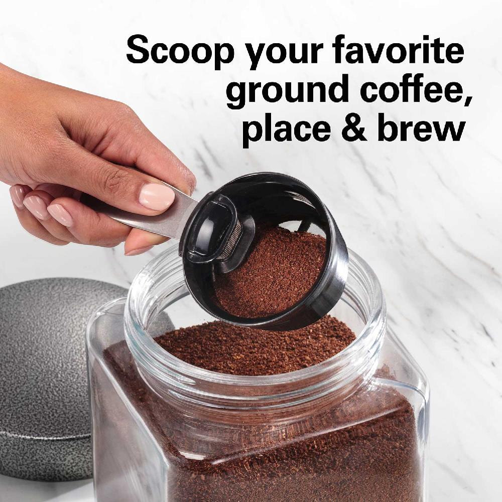 Hamilton Beach The Scoop® Single-Serve Coffee Maker Stainless