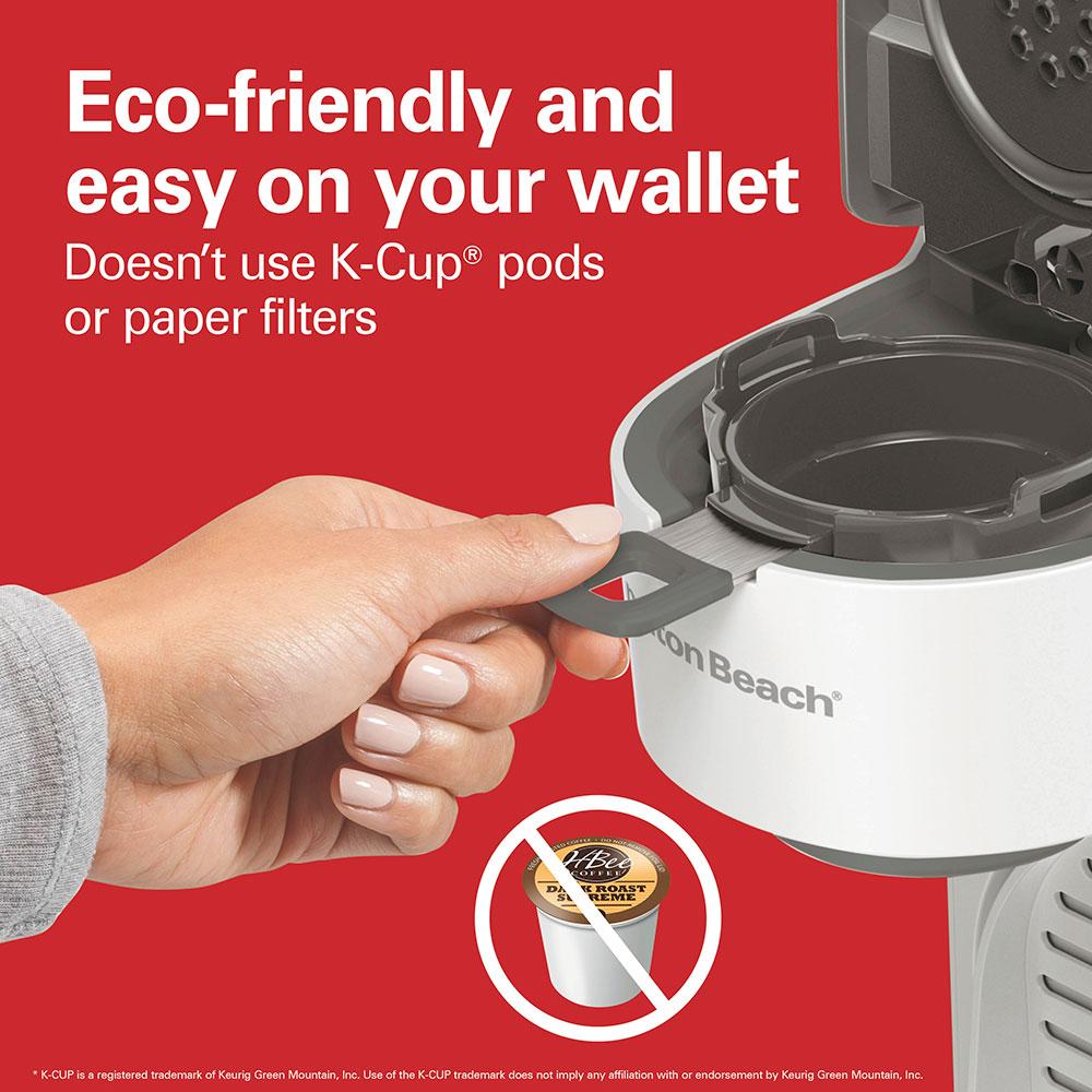 Hamilton Beach The Scoop® Single-Serve Coffee Maker  White