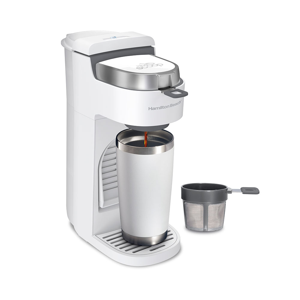 hamilton beach The Scoop® Single-Serve Coffee Maker  White