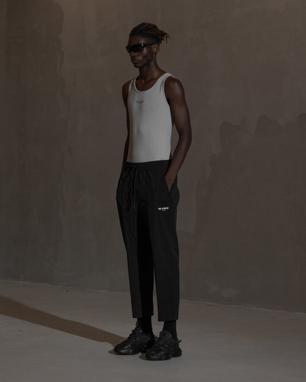 han kjobenhavn Cropped Track Trousers - Anthracite Black