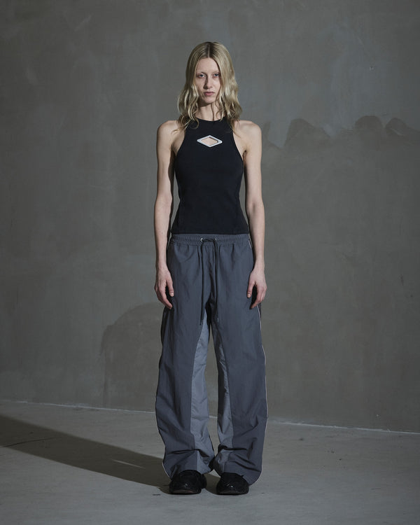 han kjobenhavn Diamond Rib Tank Jersey - Washed Black