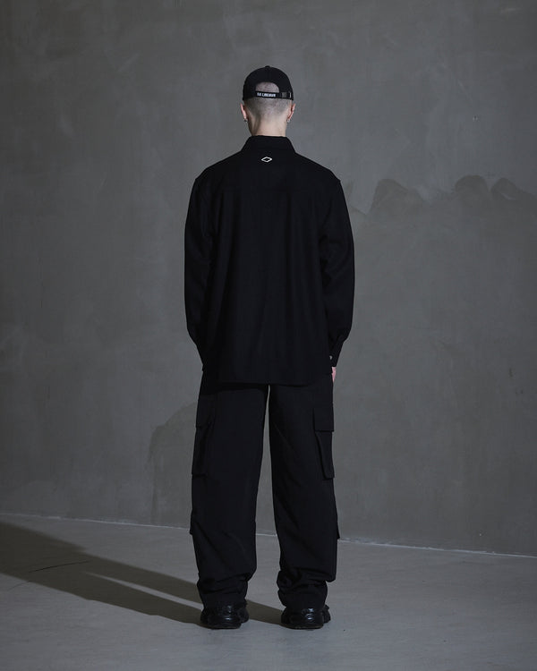 Han Kjobenhavn Army Overshirt - Black