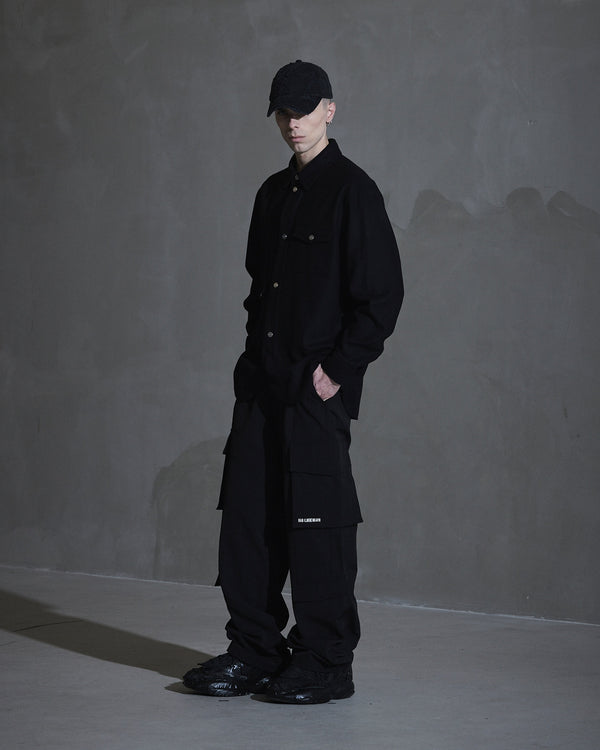 han kjobenhavn Army Overshirt - Black