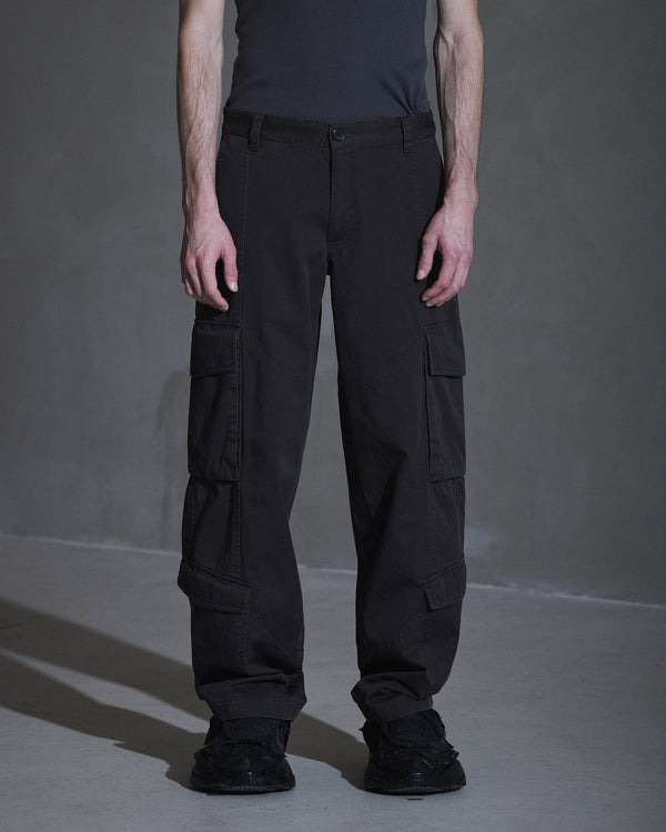 Han Kjobenhavn Cargo Twill Trousers - Dark Grey