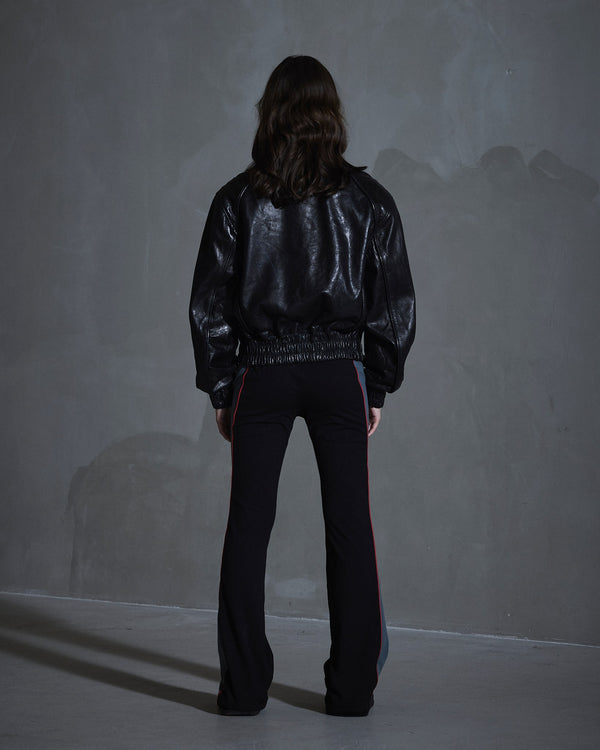 Han Kjobenhavn Crunch Leather Biker Jacket - Black