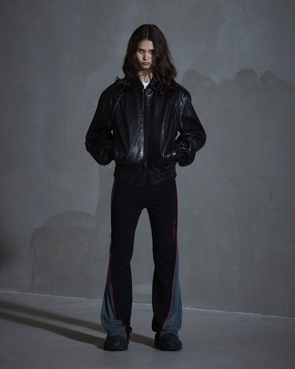 han kjobenhavn Crunch Leather Biker Jacket - Black