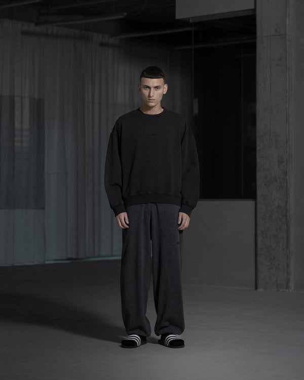 han kjobenhavn Daily Oversized Crewneck - Dark Brown