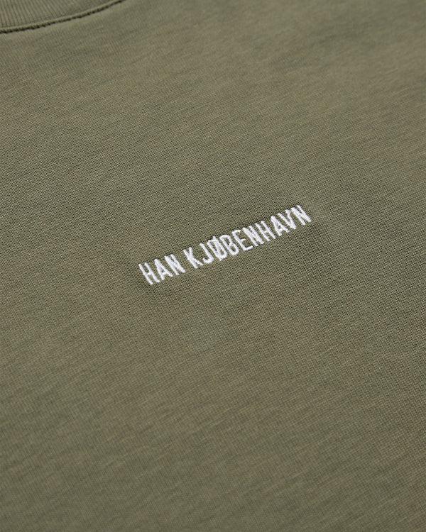 Han Kjobenhavn Daily Oversized Tee - Dark Green