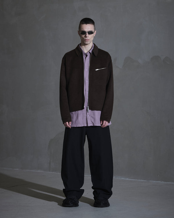 han kjobenhavn Diamond Boxy Jacket - Dark Brown