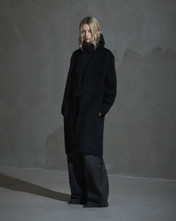 han kjobenhavn Diamond-detailed Coat - Black