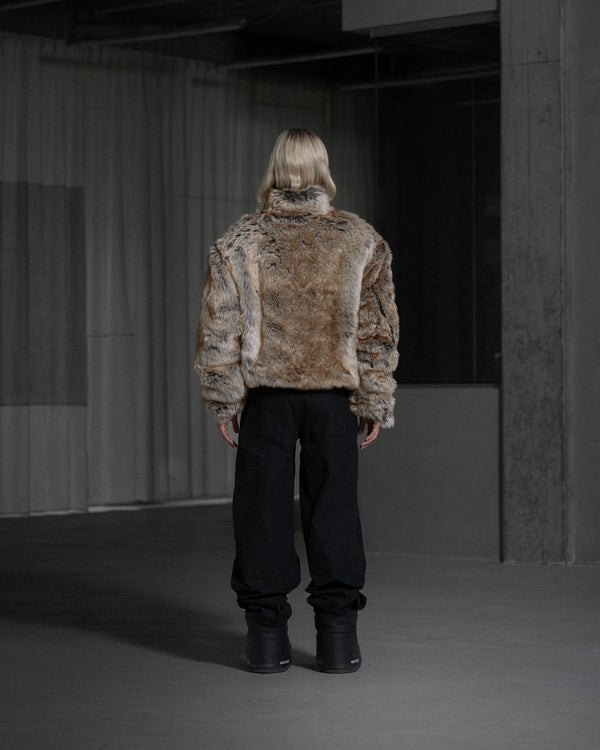 Han Kjobenhavn Faux Fur Zip-up Jacket - Wild Brown