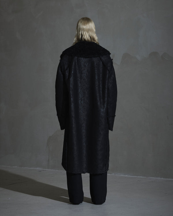 Han Kjobenhavn Faux Shearling Coat - Black
