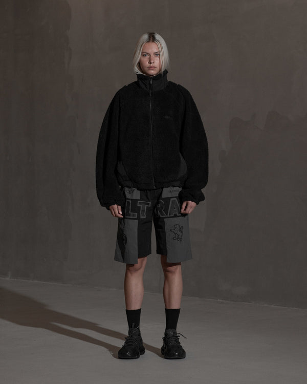 han kjobenhavn Fleece Jacket - Anthracite Black