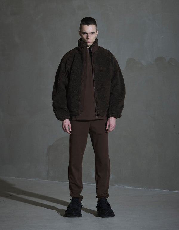 han kjobenhavn Fleece Jacket - Coffe Brown