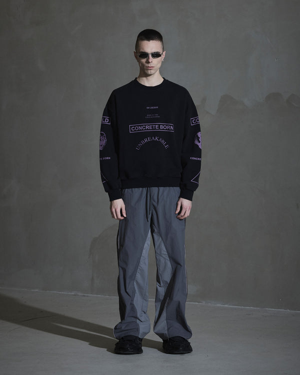 han kjobenhavn Graphic Printed Crewneck - Black