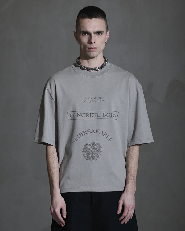 Han Kjobenhavn Kingdom Oversized Tee - Rock Grey