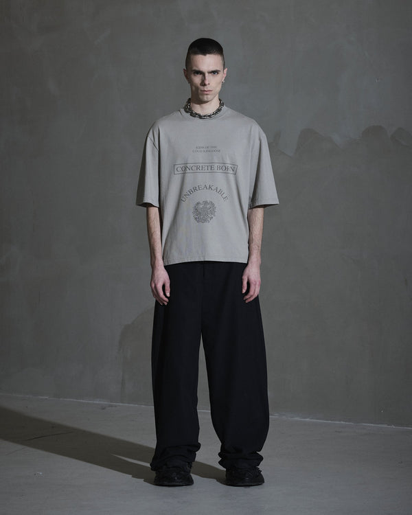 han kjobenhavn Kingdom Oversized Tee - Rock Grey