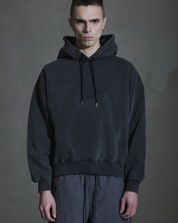 Han Kjobenhavn Logo Oversized Hoodie - Dark Grey