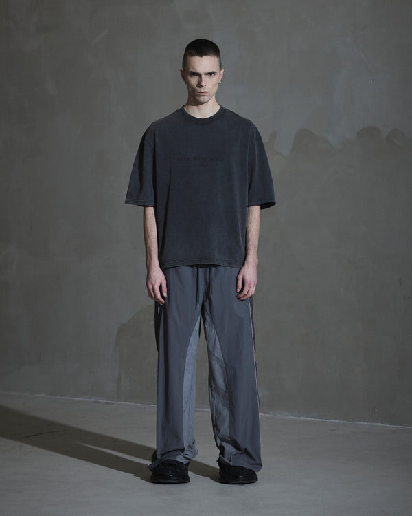 han kjobenhavn Logo Oversized Tee - Dark Grey