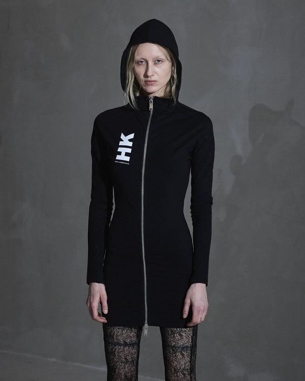 han Kjobenhavn Logo Zipped Dress - Black
