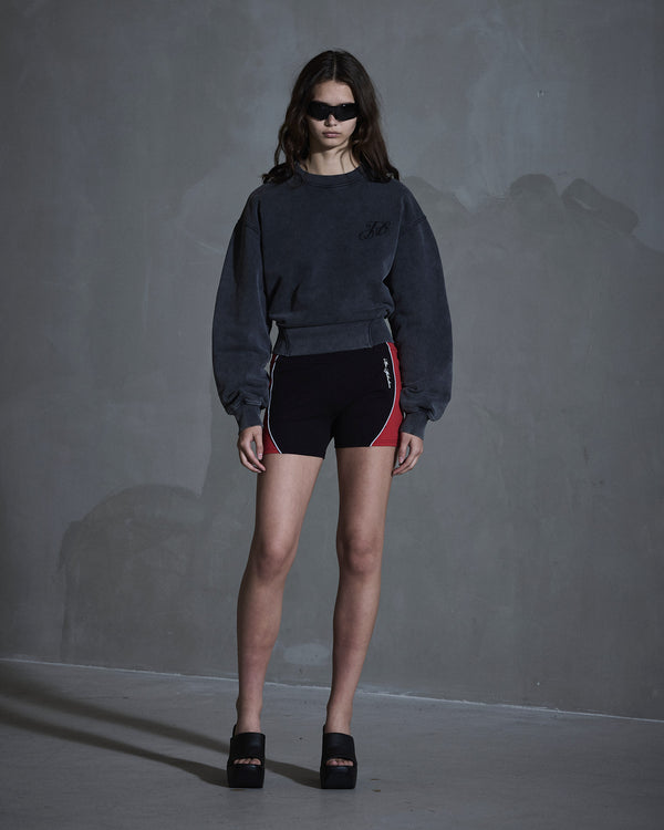 han kjobenhavn Monogram Crewneck - Dark Grey