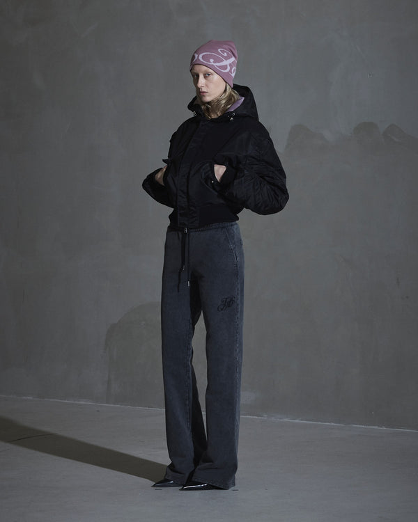 han kjobenhavn Monogram Jersey Trousers - Dark Grey