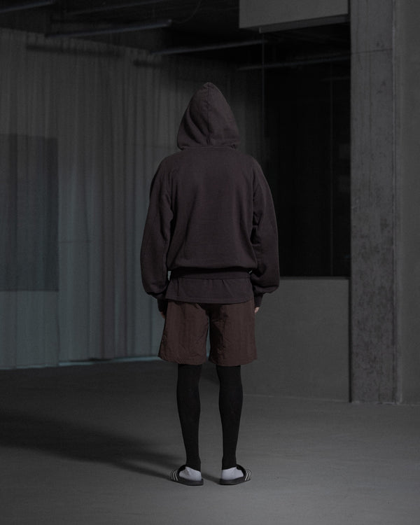 Han Kjobenhavn Raglan Hoodie - Dark Brown