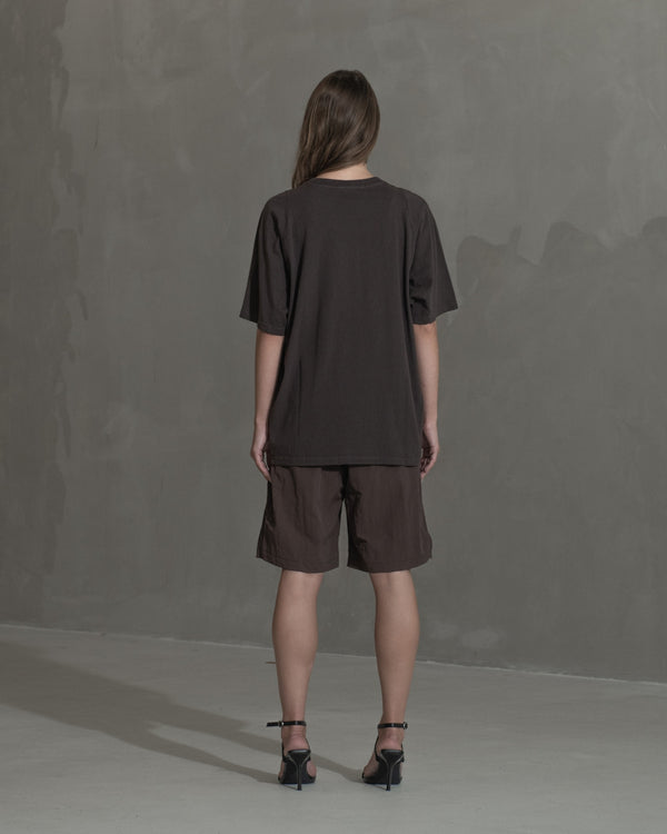 Han Kjobenhavn Raglan Tee - Dark Brown