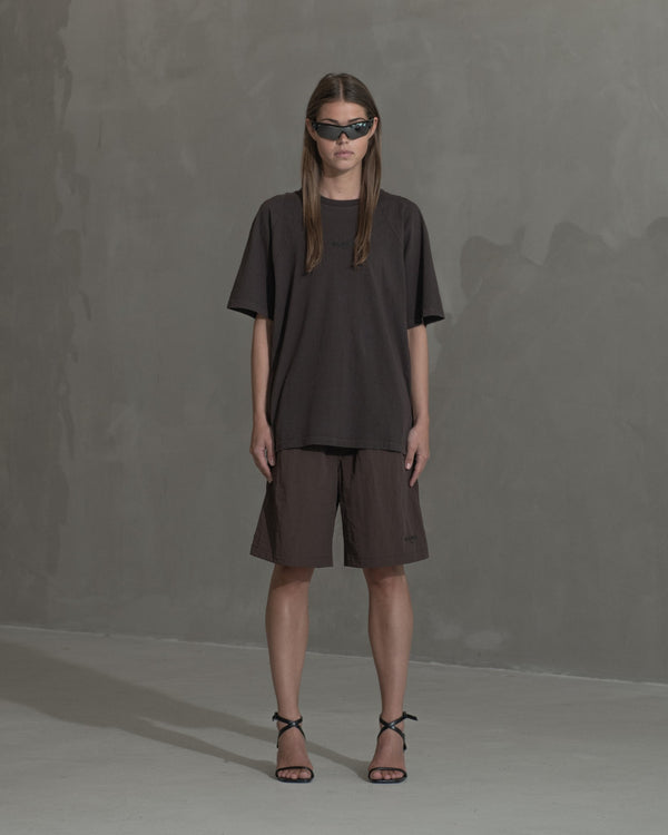 han kjobenhavn Raglan Tee - Dark Brown