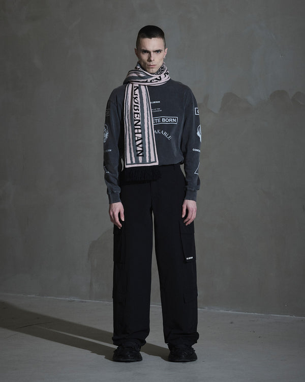 han kjobenhavn Ripstop Cargo Trousers - Black