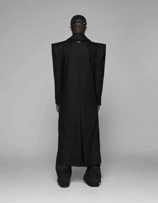 Han Kjobenhavn Wide Shoulder Tailored Coat - Black