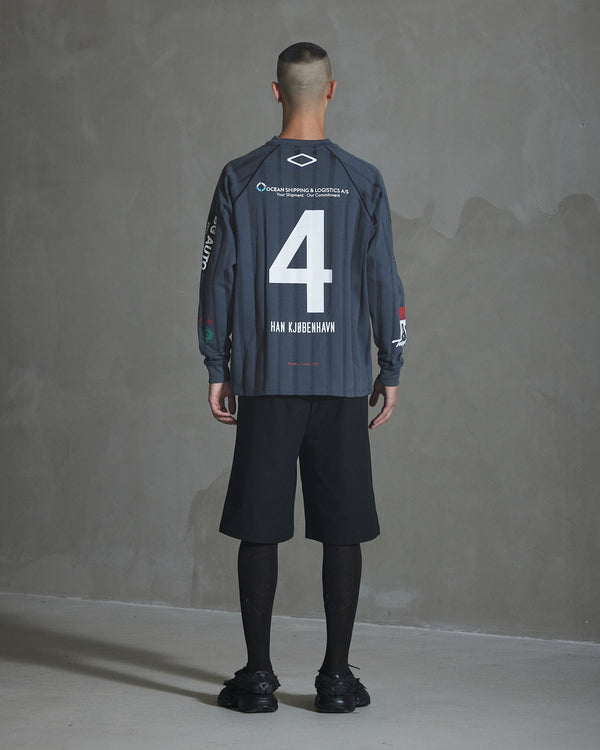 Han Kjobenhavn Sponsored Football Jersey LS - Dark Grey