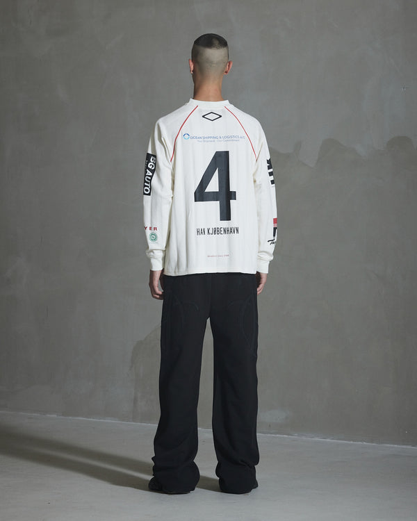 Han Kjobenhavn Sponsored Football Jersey LS - Off White