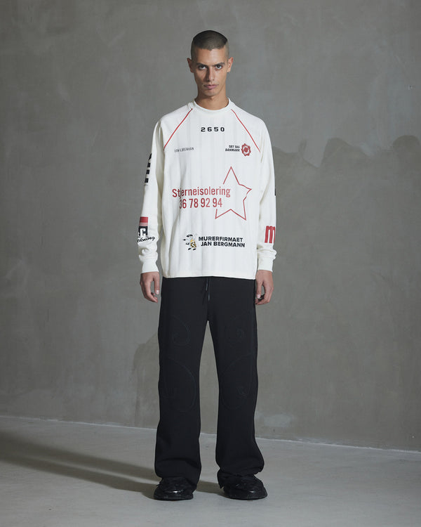 han kjobenhavn Sponsored Football Jersey LS - Off White