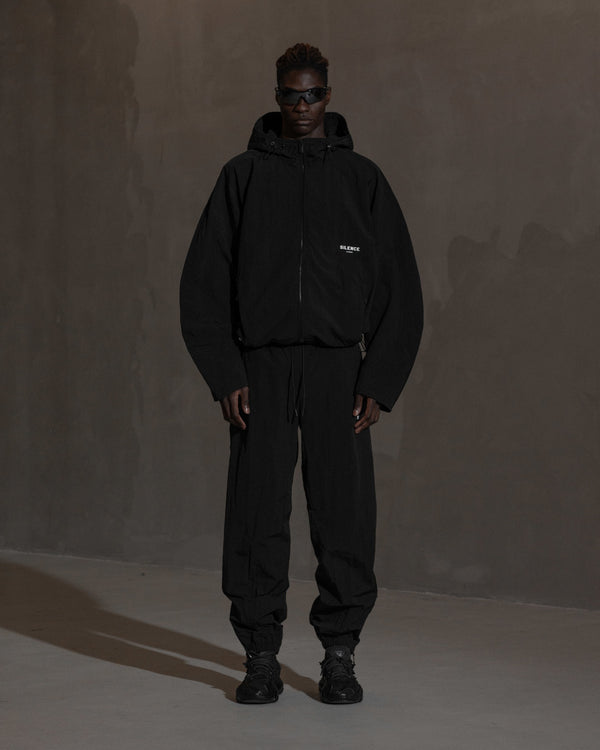 han kjobenhavn Windbreaker Technical Jacket - Anthracite Black