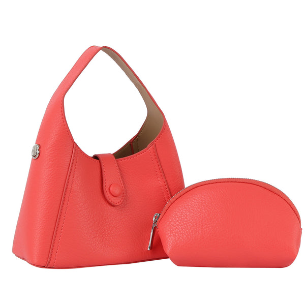 handbag republic 2 in 1 mini tote with pouch Salmon