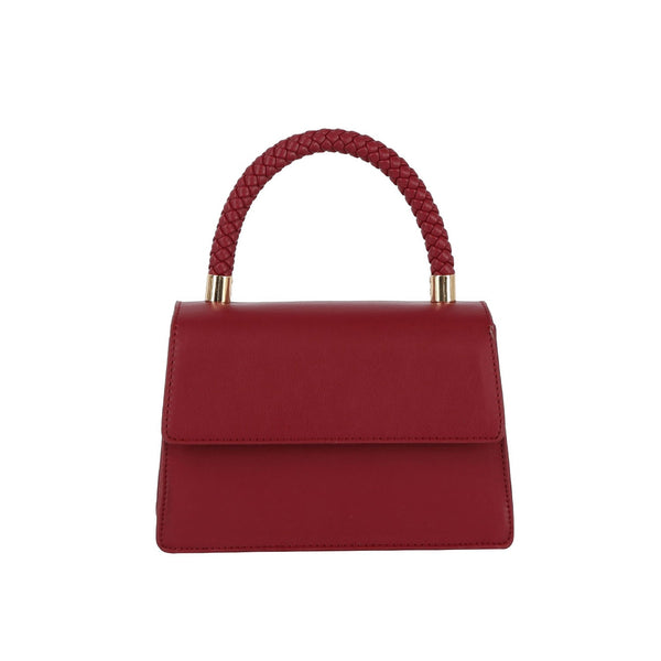 handbag republic Braided top handle mini satchel Dark blue